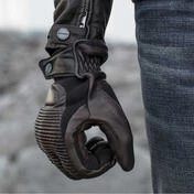 Spidi CLUBBER GLOVE Brown Leather Motorcycle Gloves