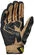 Spidi REBEL Short Leather Motorcycle Gloves Black Brown