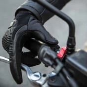 Spidi CLUBBER GLOVE Black Leather Motorcycle Gloves