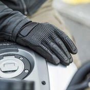 Spidi CLUBBER GLOVE Black Leather Motorcycle Gloves