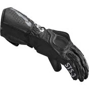 Spidi STS-3 Touring Leather Motorcycle Gloves Black