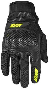 Shot STUNTER Certified Fabric Motorcycle мотоперчатки Black Yellow