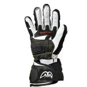 Motorcycle Racing Gloves In Berik 2.0 Leather 195106 Track Certified Black