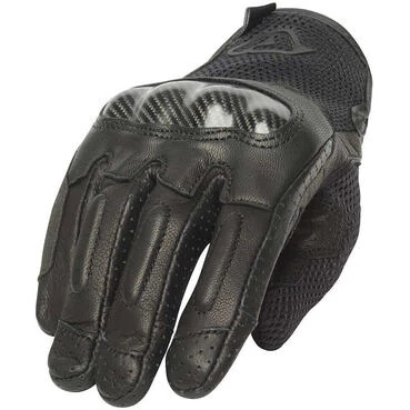 Acerbis CE RAMSEY Black Perforated Leather Motorcycle мотоперчатки