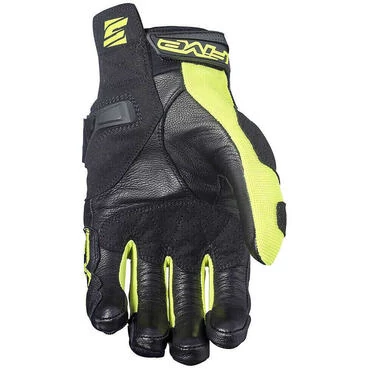 Five SF3 Motorcycle мотоперчатки Black Yellow Fluo
