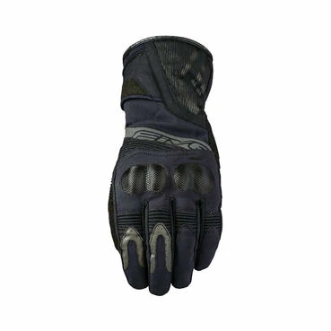 Five WFX 2 Black Motorcycle Gloves