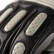 Motorcycle Gloves Leather Blauer Banner Black Gray