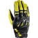 Ramair leather/textile glove short Green
