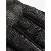 Blauer Summer Motorcycle Gloves In Black Union Leather and Fabric