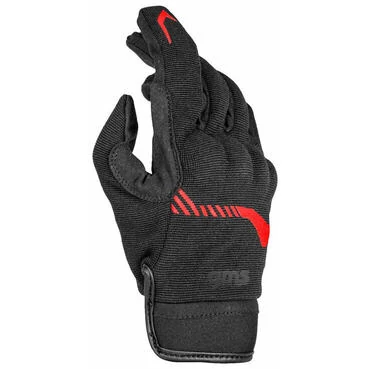 Motorcycle мотоперчатки in Gms JET CITY Black Red fabric