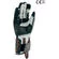 Motorcycle Gloves in OJ HIDEAWAY Black Red Fabric
