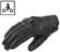 Leather Running Moto Racing Gloves Black RAVE
