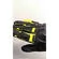 Oj Atmosphere SLEEK Leather Motorcycle Gloves Black Yellow Fluo