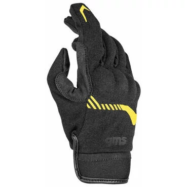 Motorcycle мотоперчатки in Gms JET CITY Black Yellow fabric