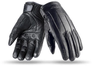 Seventy Winter Motorcycle Technical мотоперчатки C15 Leather Black Approved