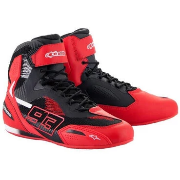 Alpinestars Motorcycle мотоботы AUSTIN KNITTED Black Red