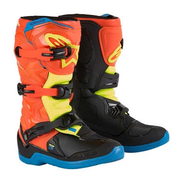 Alpinestars Tech 3s Youth мотоботинки Orange Yellow Оранжевый
