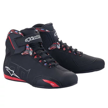 Alpinestars Fq20 Sektor мотоботы Black Bright Red Красный