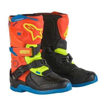 Alpinestars Tech 3s Kids мотоботинки Orange Yellow Оранжевый