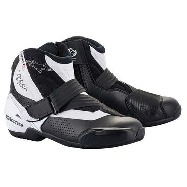 Alpinestars Smx-1 R V2 Vented мотоботинки Black White Белый