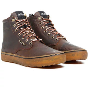 Custom Waterproof Motorcycle Shoes Tcx 7307w DARTWOOD WP Brown