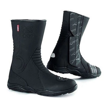 Touring Motorcycle Boots Waterproof American-Pro FANATIK Black