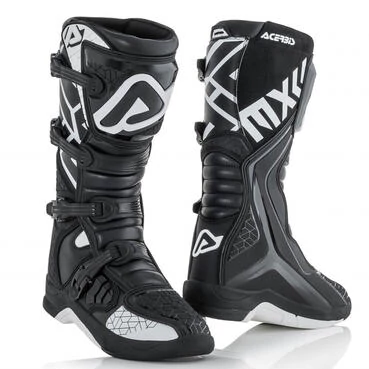 Acerbis X-team мотоботинки Black White Черный