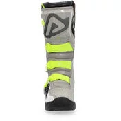 Cross Enduro CE Acerbis X-TEAM Motorcycle Boots Yellow Fluo Gray
