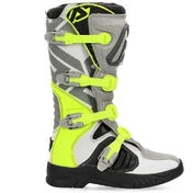 Cross Enduro CE Acerbis X-TEAM Motorcycle Boots Yellow Fluo Gray