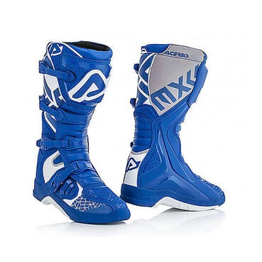 Acerbis X-TEAM Cross Enduro Motorcycle мотоботинки Blue White