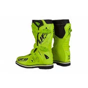 Moto Cross Enduro Boots for Children Ufo TYPHOON Yellow Fluo