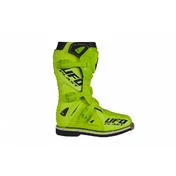 Moto Cross Enduro Boots for Children Ufo TYPHOON Yellow Fluo