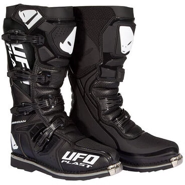 Ufo OBSIDIAN Cross Enduro Motorcycle Boots Black
