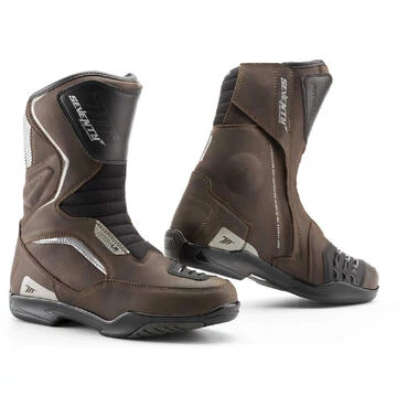Seventy BT3 Waterproof Motorcycle Tourism Boots Brown