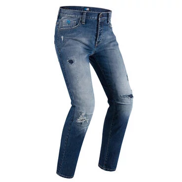 Pmj Street Jeans Destroyed Stone Washed Синий