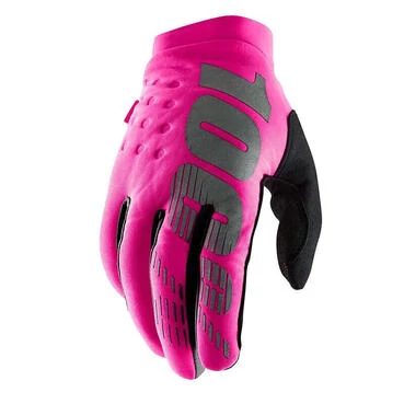 100% Brisker мотоперчатки Pink Розовый