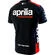 Ixon TS1 APRILIA 23 Casual T-Shirt Black Red Neon