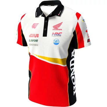 поло Casual Ixon PO1 LCRI 23 Black White Red