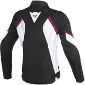 Dainese Fabric Women's Motorcycle Jacket AVRO D2 Tex Lady Black White Fuchsia