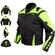 American-Pro DYABLEX Black Yellow Fluo Certified Motorcycle Jacket