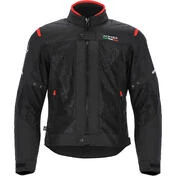 3 Layers CE Acerbis ON ROAD RUBY Motorcycle Jacket Black Red