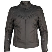 Motorcycle Jacket in OJ MOOD Black Fabric