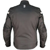 Motorcycle Jacket in OJ MOOD Black Fabric