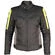 Motorcycle Jacket in OJ MOOD Black Yellow Gray Fabric