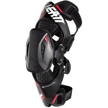 Leatt X Frame Knee Guards Pair Black Red Черный