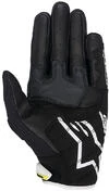 Motorcycle Gloves Fabric Perforated Alpinestars SMX-2 Air Carbon v2 Black White Yellow Fluo