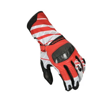 Macna Krown мотоперчатки Grey Red Красный