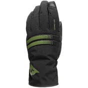 Dainese PLAZA 3 D-DRY Motorcycle Gloves Black Bronze Green