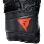 Women's Motorcycle Gloves in Dainese CARBON 4 LONG LADY Leather Black Black White