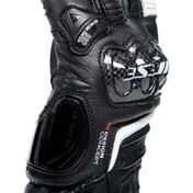 Women's Motorcycle Gloves in Dainese CARBON 4 LONG LADY Leather Black Black White